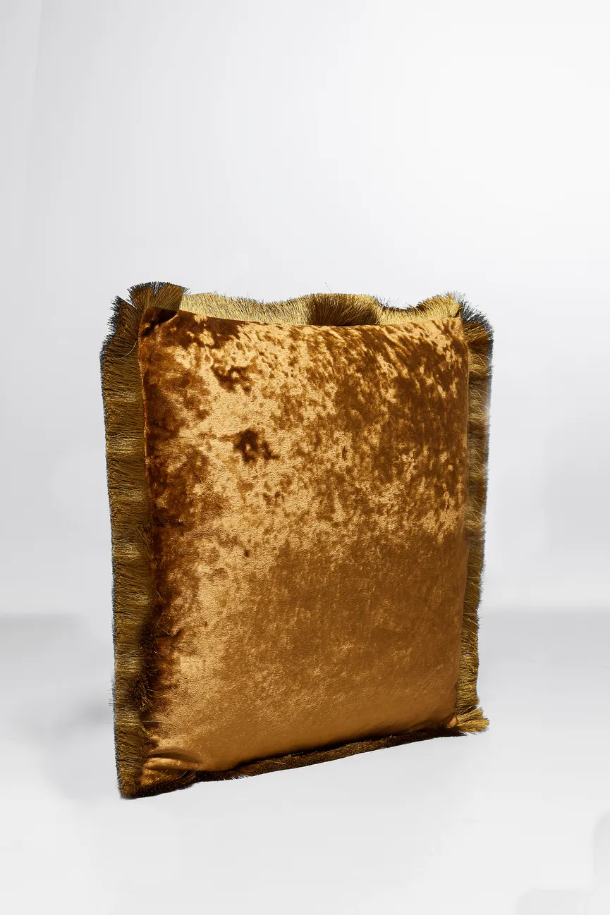 Kissen "Cannes" gold detail