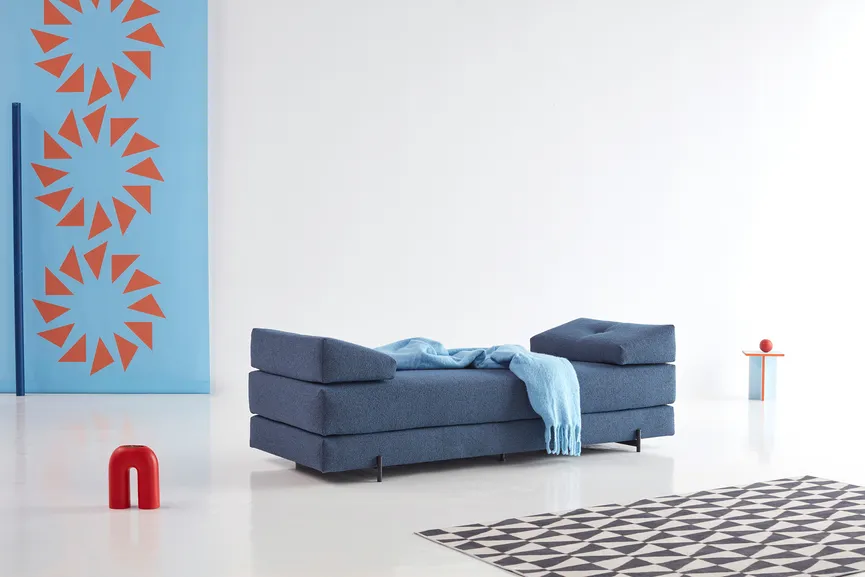 Klappsofa Indu schwarz milieu
