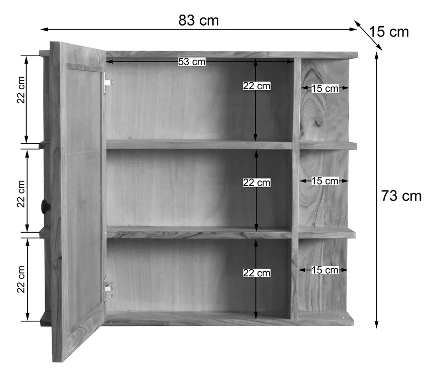 Spiegelschrank detail