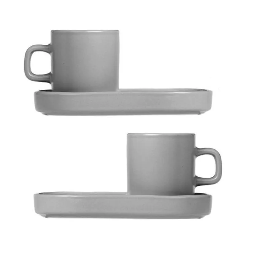 Espressotasse "Pilar" moonbeam detail