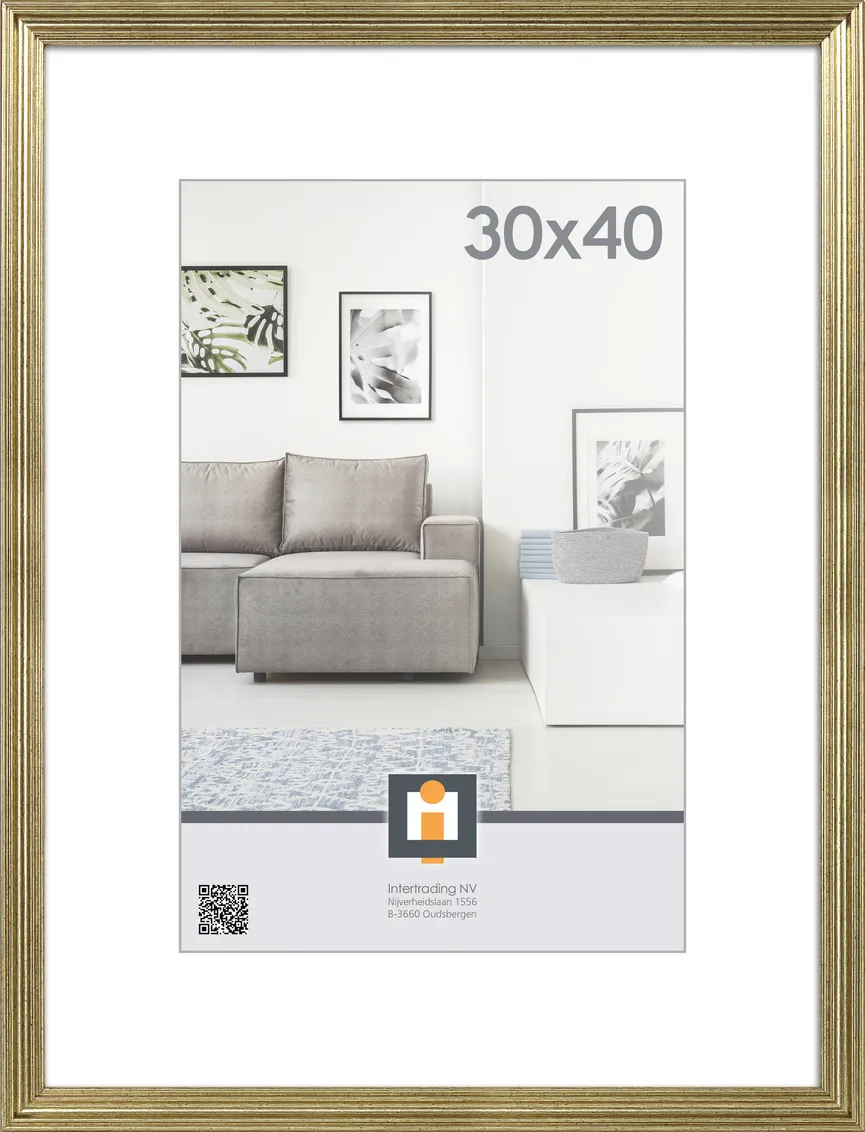 Rahmen "Salerno" champagner hauptaufnahme