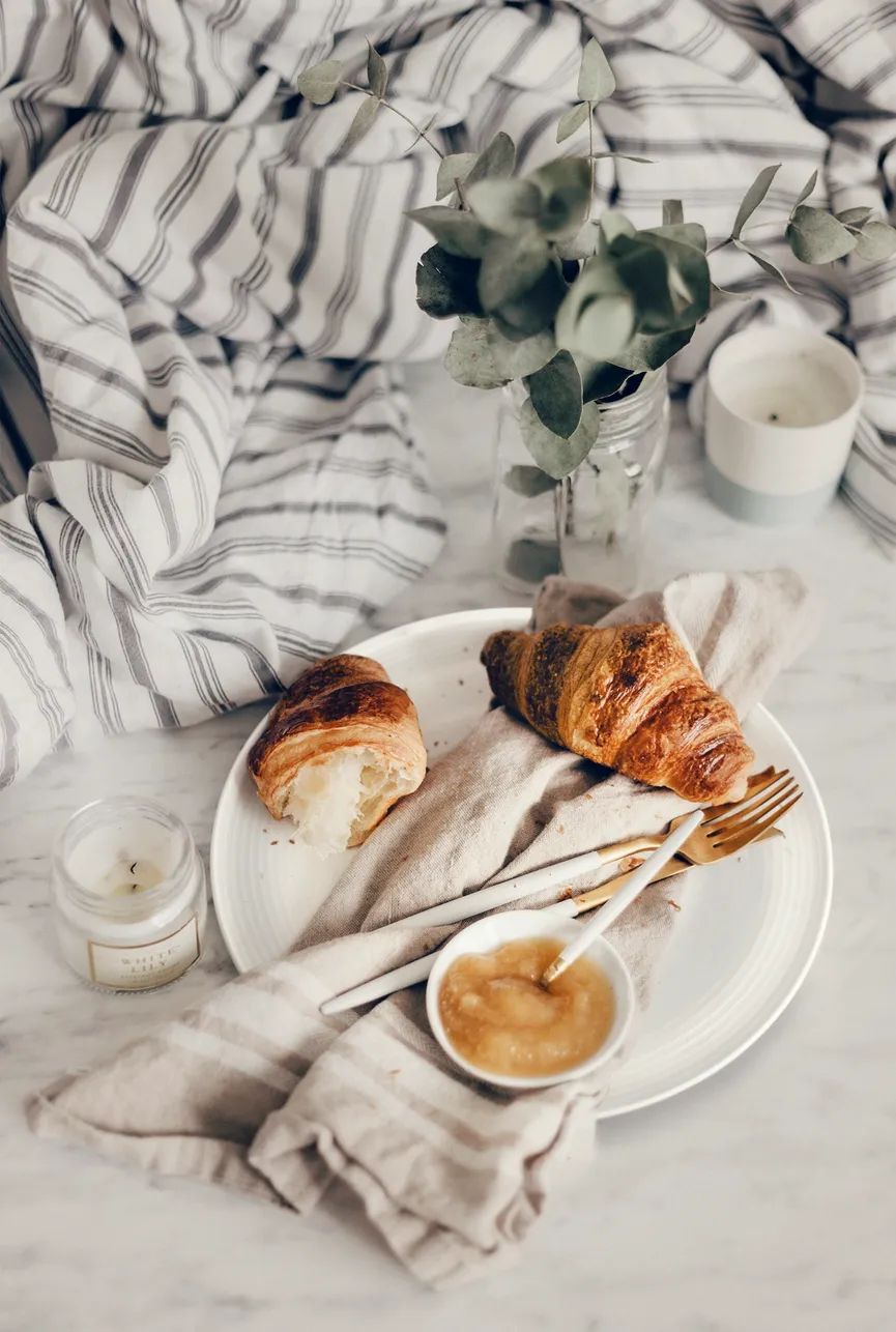 Frühstücksteller "Beat" weiß milieu