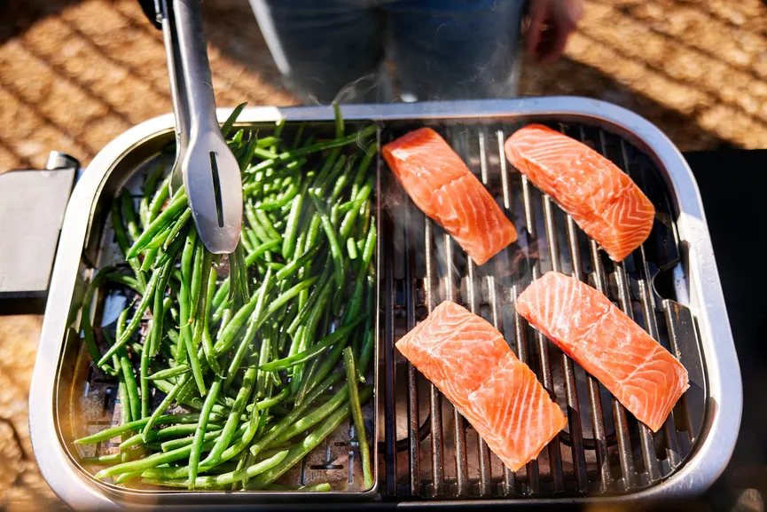 ** Compact Elektrogrill, Red detail