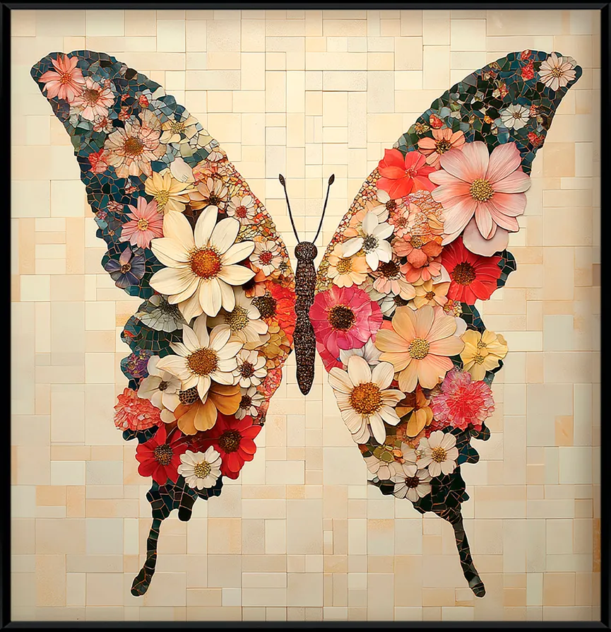 Wandbild "Floral Butterfly" hauptaufnahme