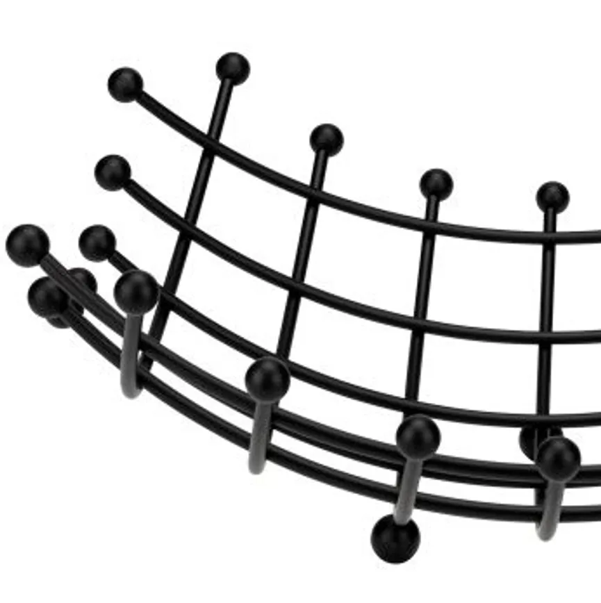 Obstschale Edelstahl matt detail