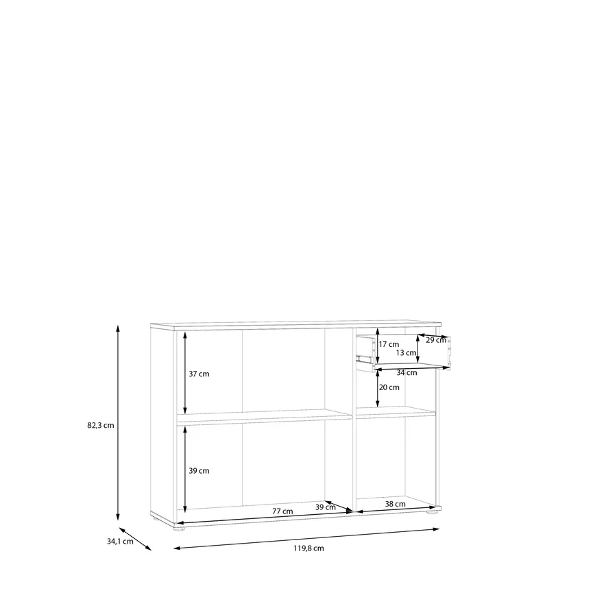 Kommode 3T/1S detail