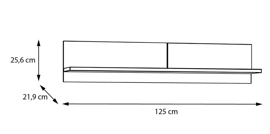 Wandregal detail