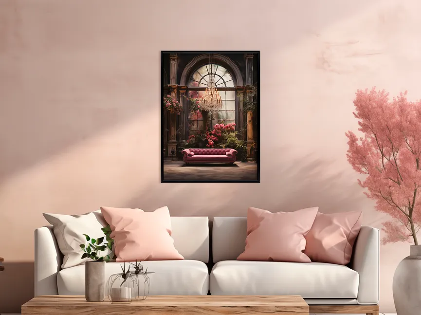 Wandbild "Pink Roses II" rosa milieu