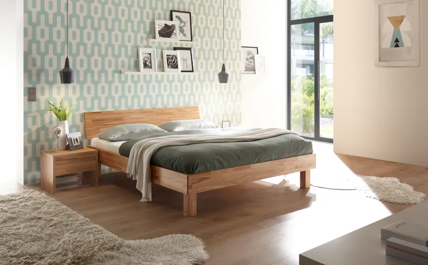 Bett 90x200 cm milieu