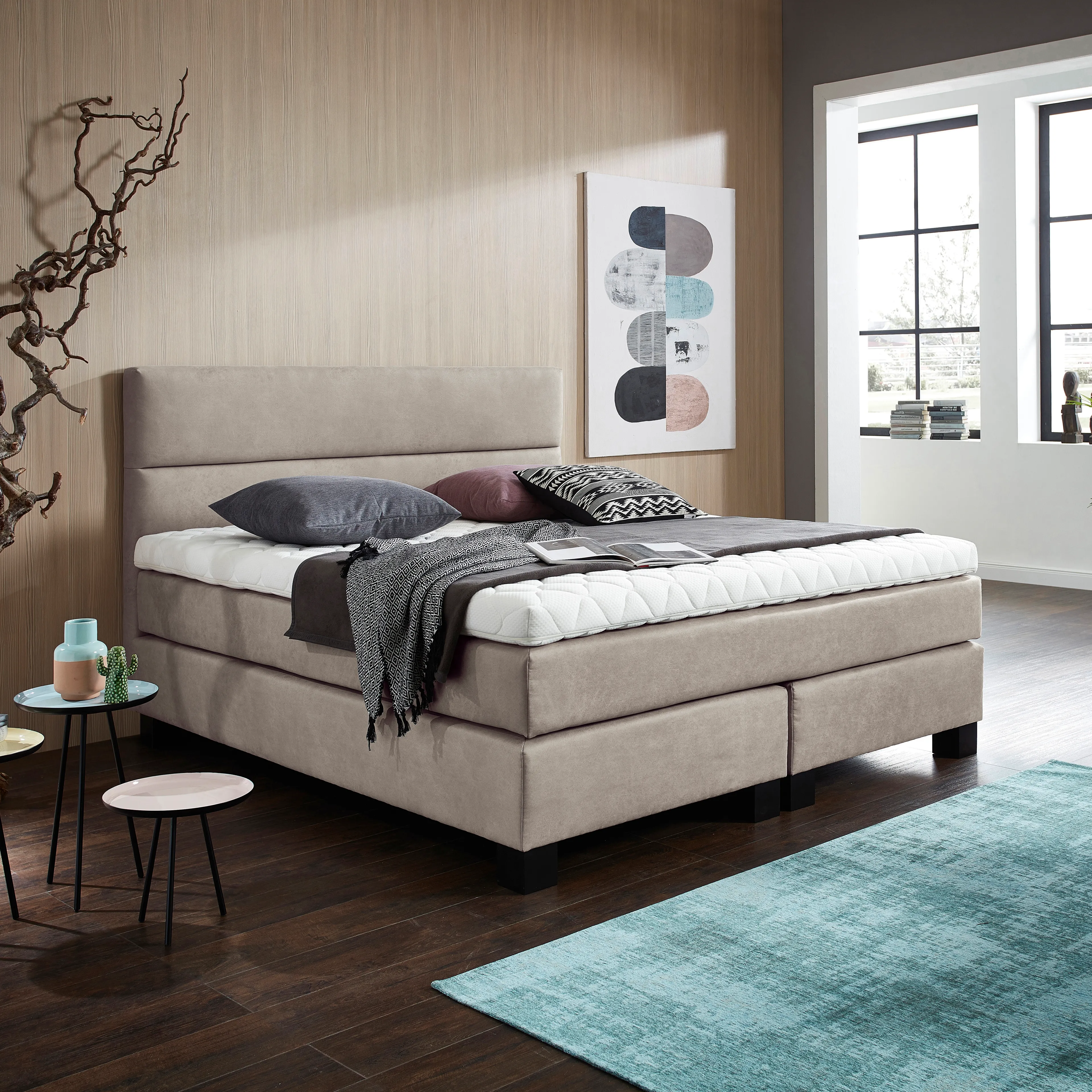 Boxspringbett Lund 200 x 200 cm