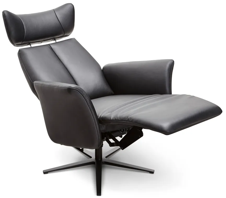 Relaxsessel Bezogen+Fußstütze detail