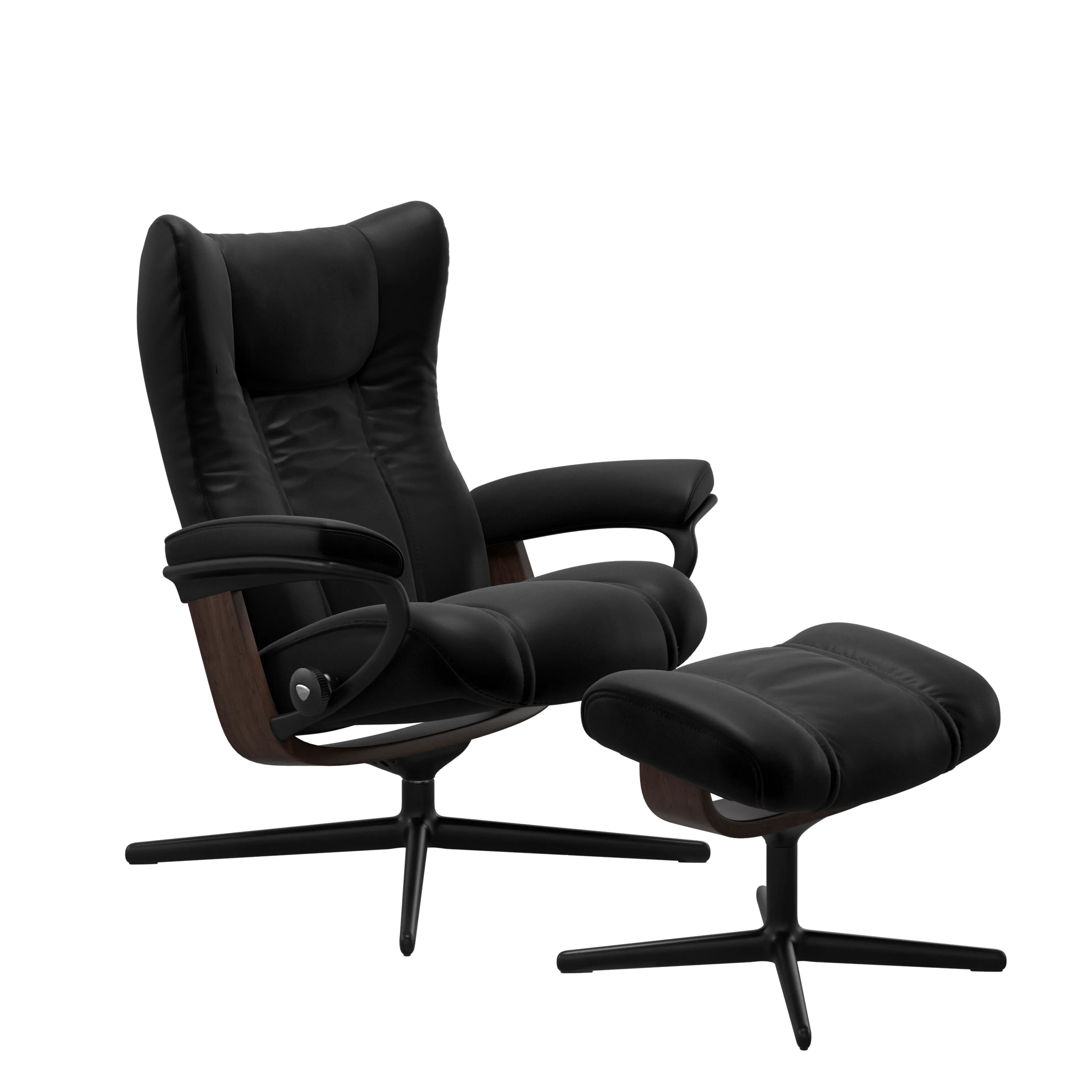 Sessel mit Hocker Wing Cross