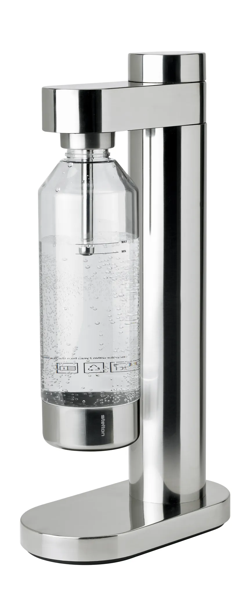 Wassersprudler "Brus" silber hauptaufnahme