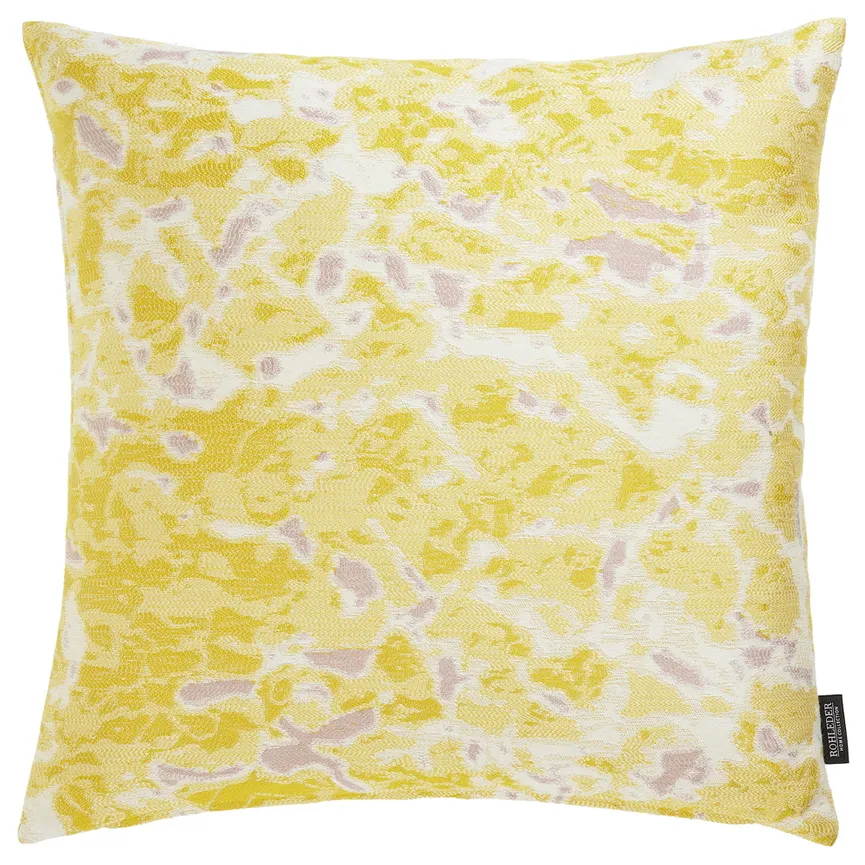 Kissen gef.Marble Yellow hauptaufnahme