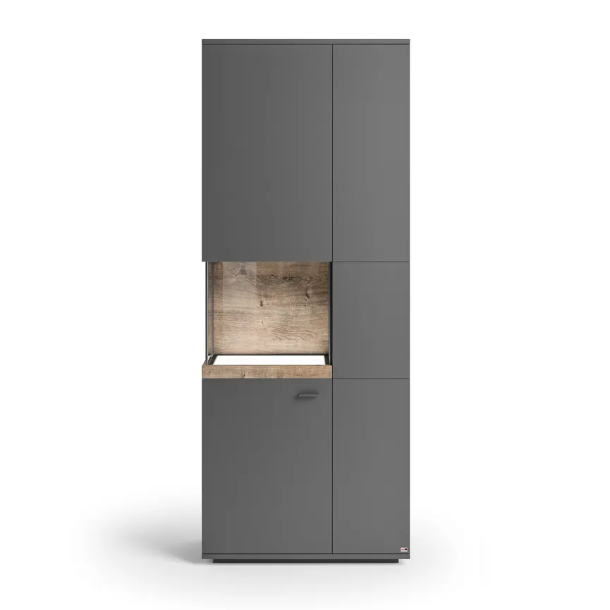 Vitrine 2-trg. links, milieu