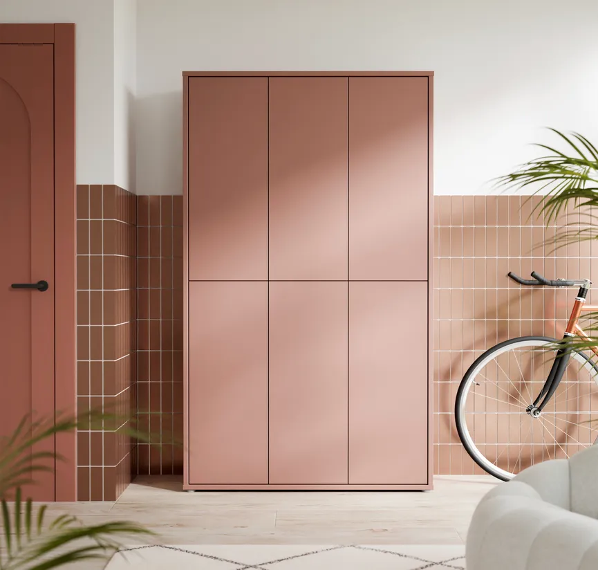 Garderobenschrank 6T detail