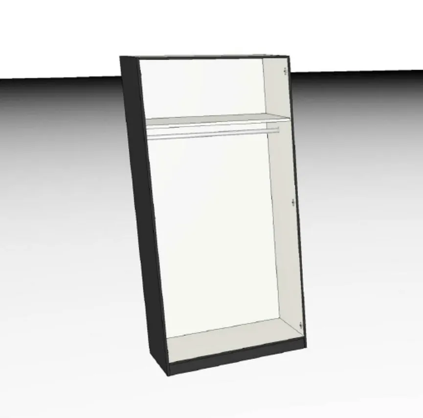 Drehtürenschrank 2-trg. detail