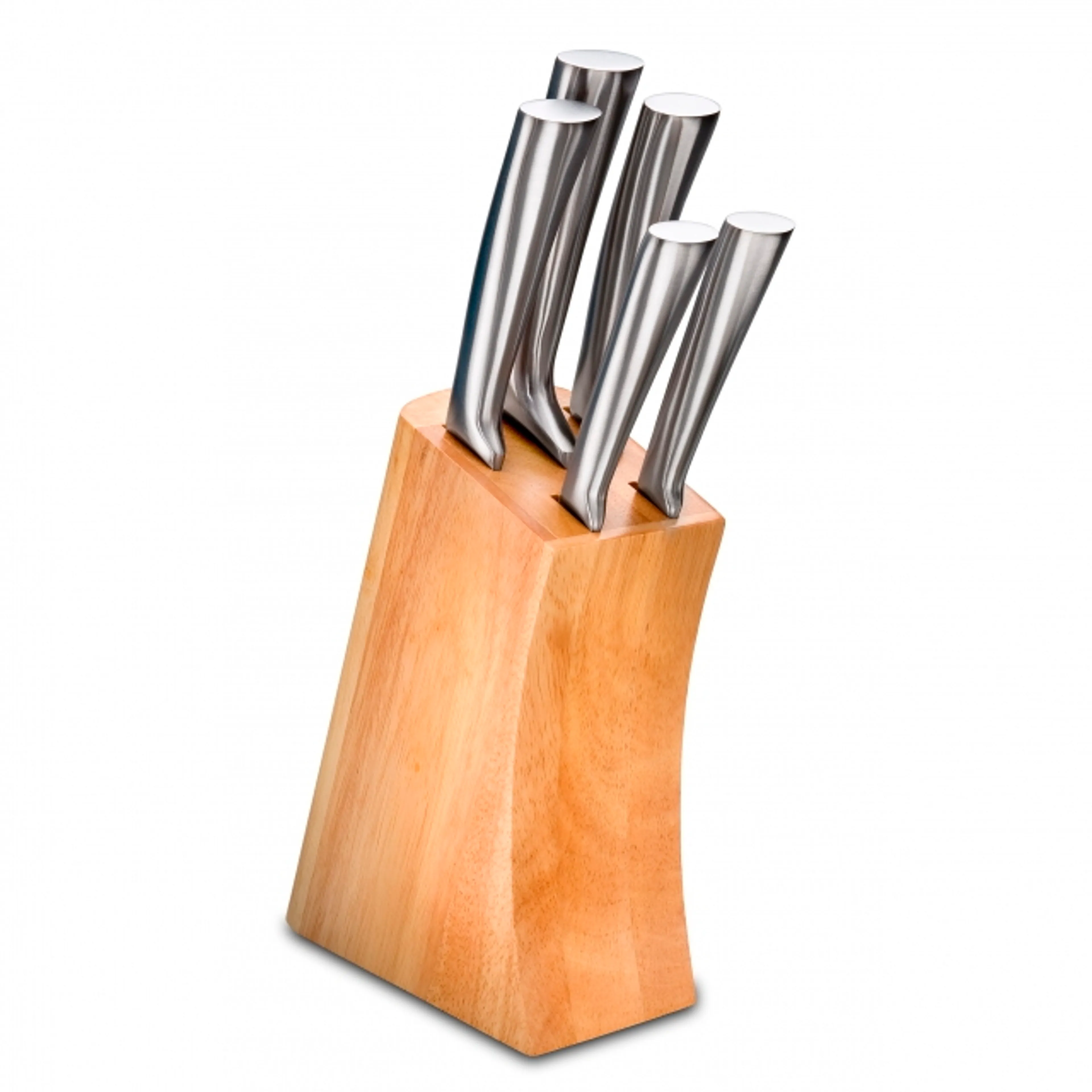 Messerblock New Steel 6tlg.