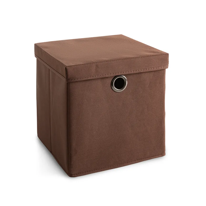 Aufbewahrungsbox dunkelbraun hauptaufnahme