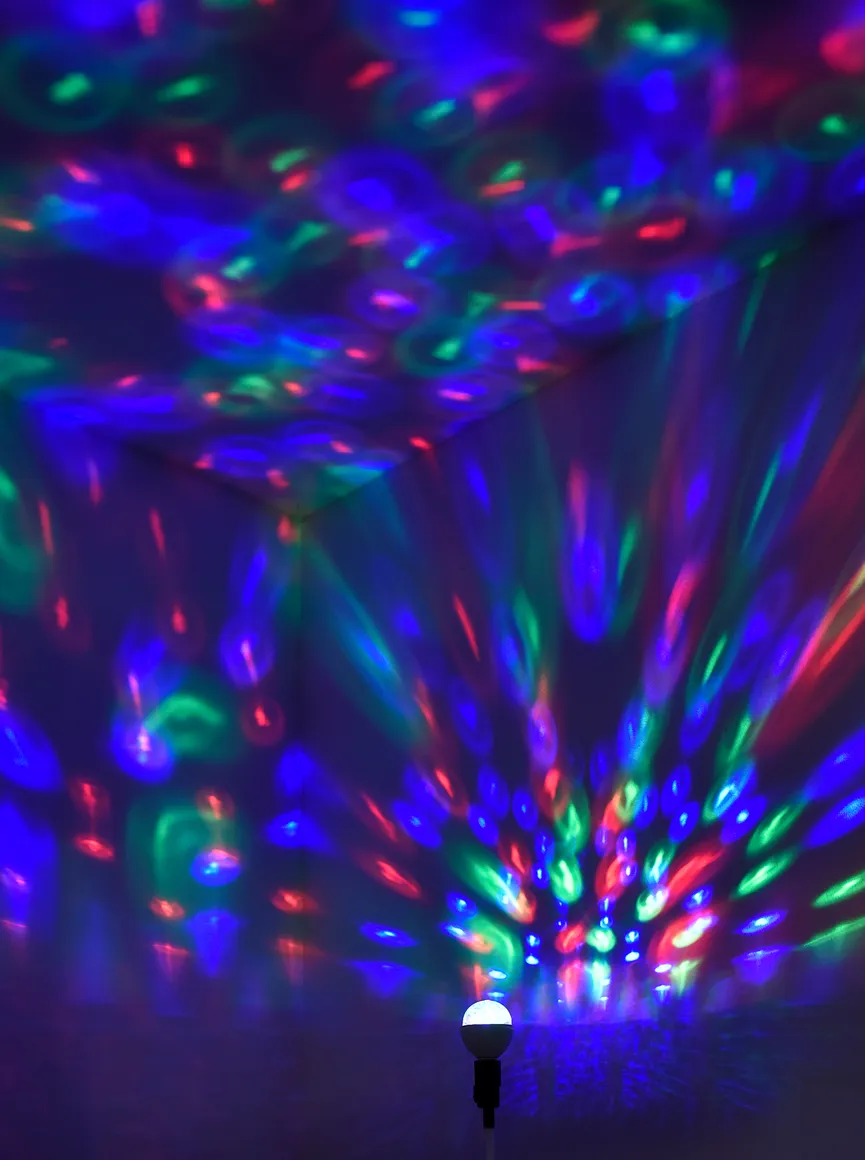E27/3W LED Disco Kugel detail