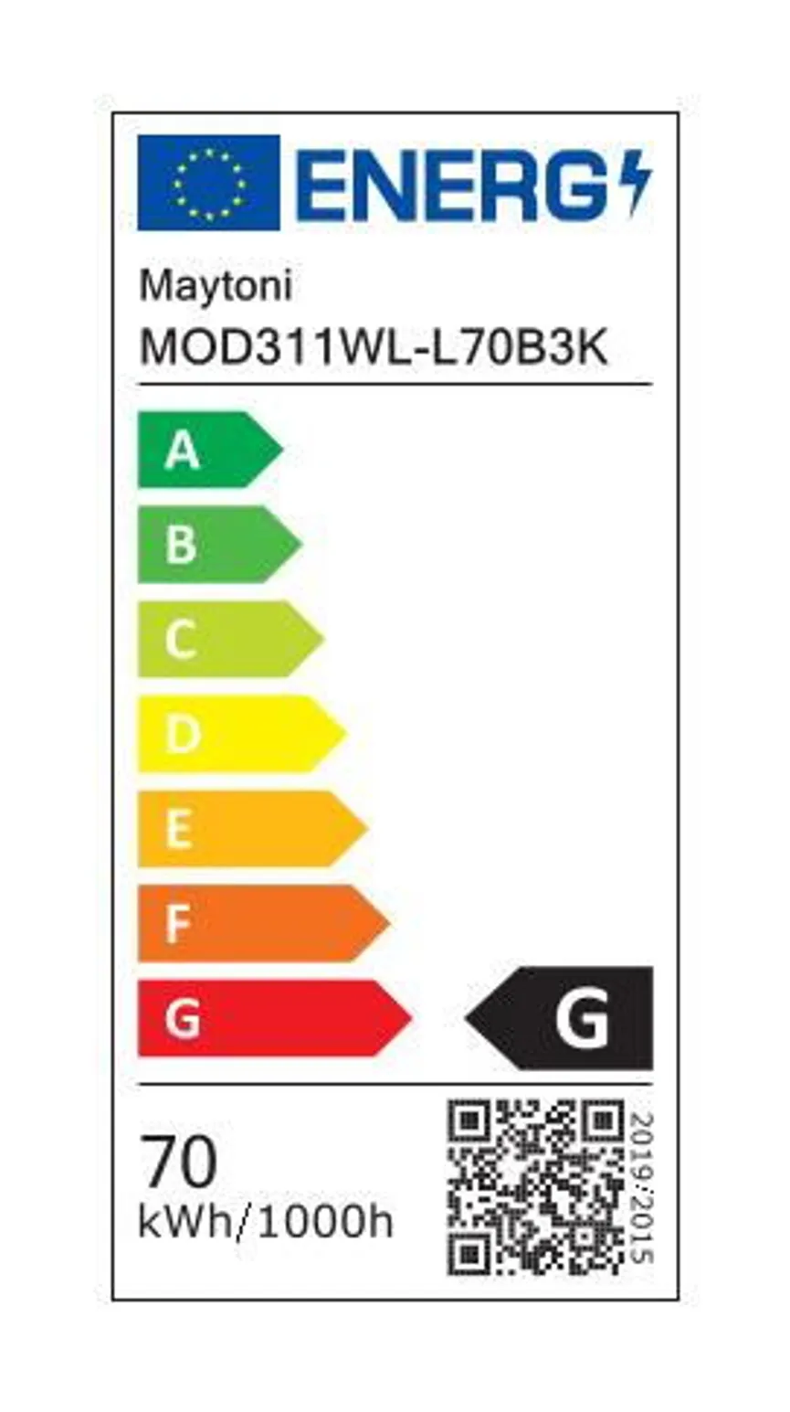 LED-Wandleuchte "Orign" energielabel