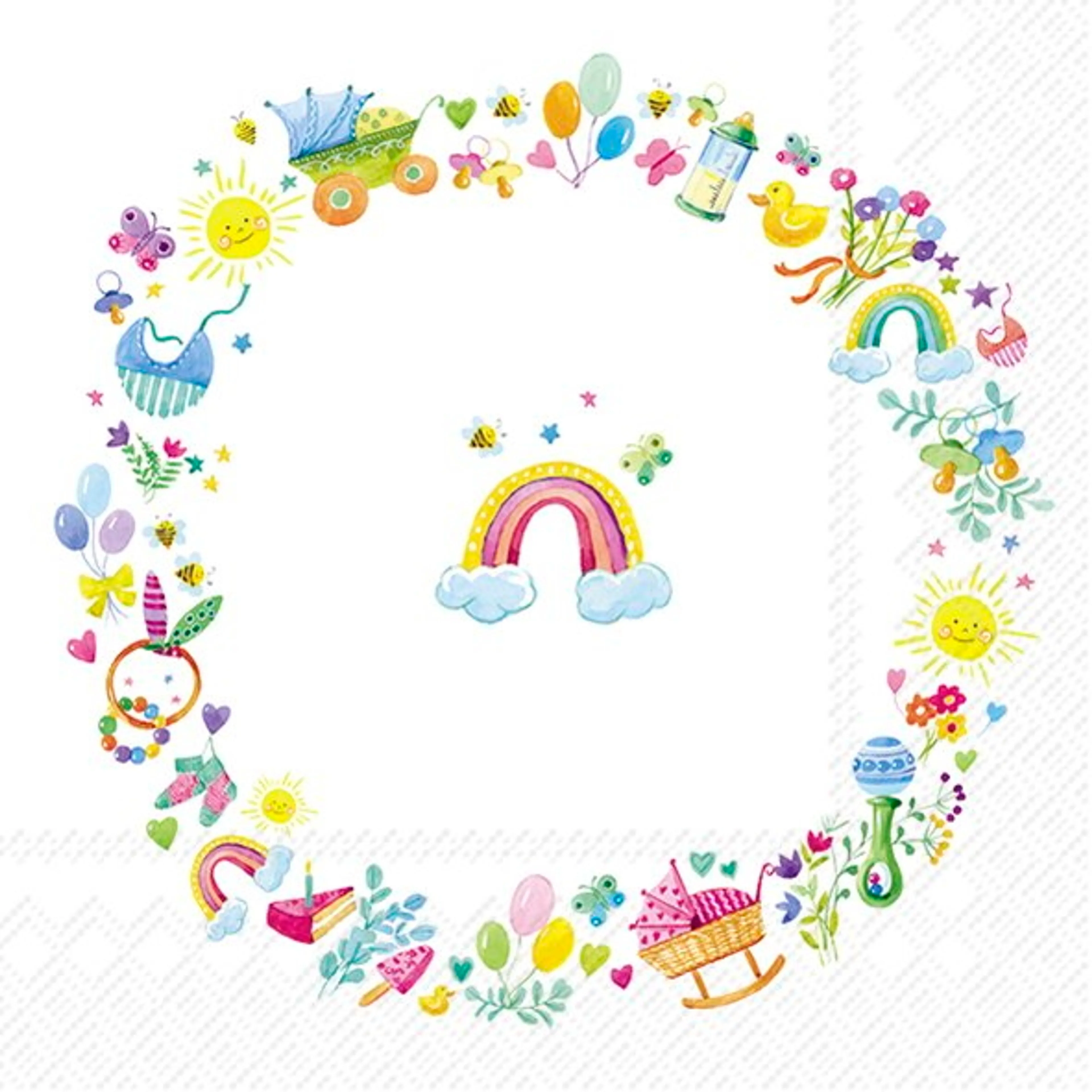 Serviette Wreaht for a baby 20tlg.
