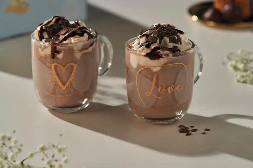 Becher "Love" 2er-Set milieu