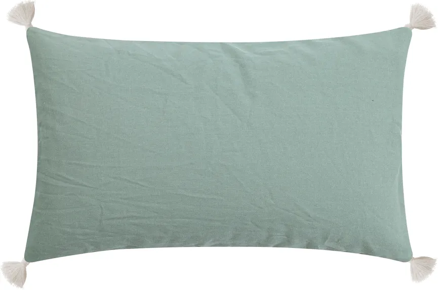 Kissenhülle Taja aqua detail