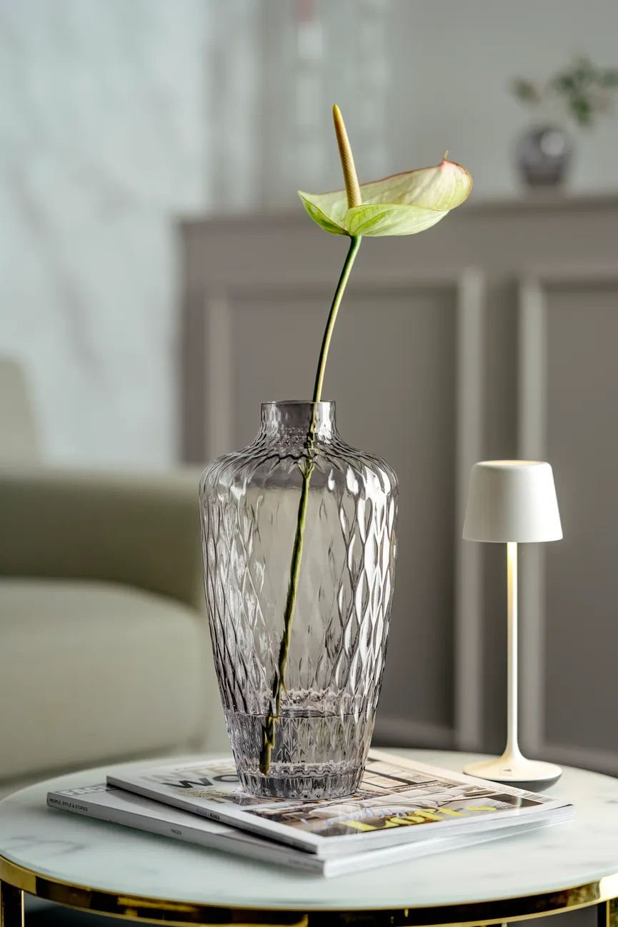 Vase "Giulia" grau milieu