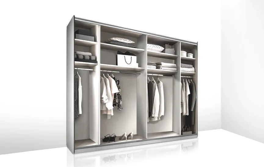 Schwebetürenschrank detail