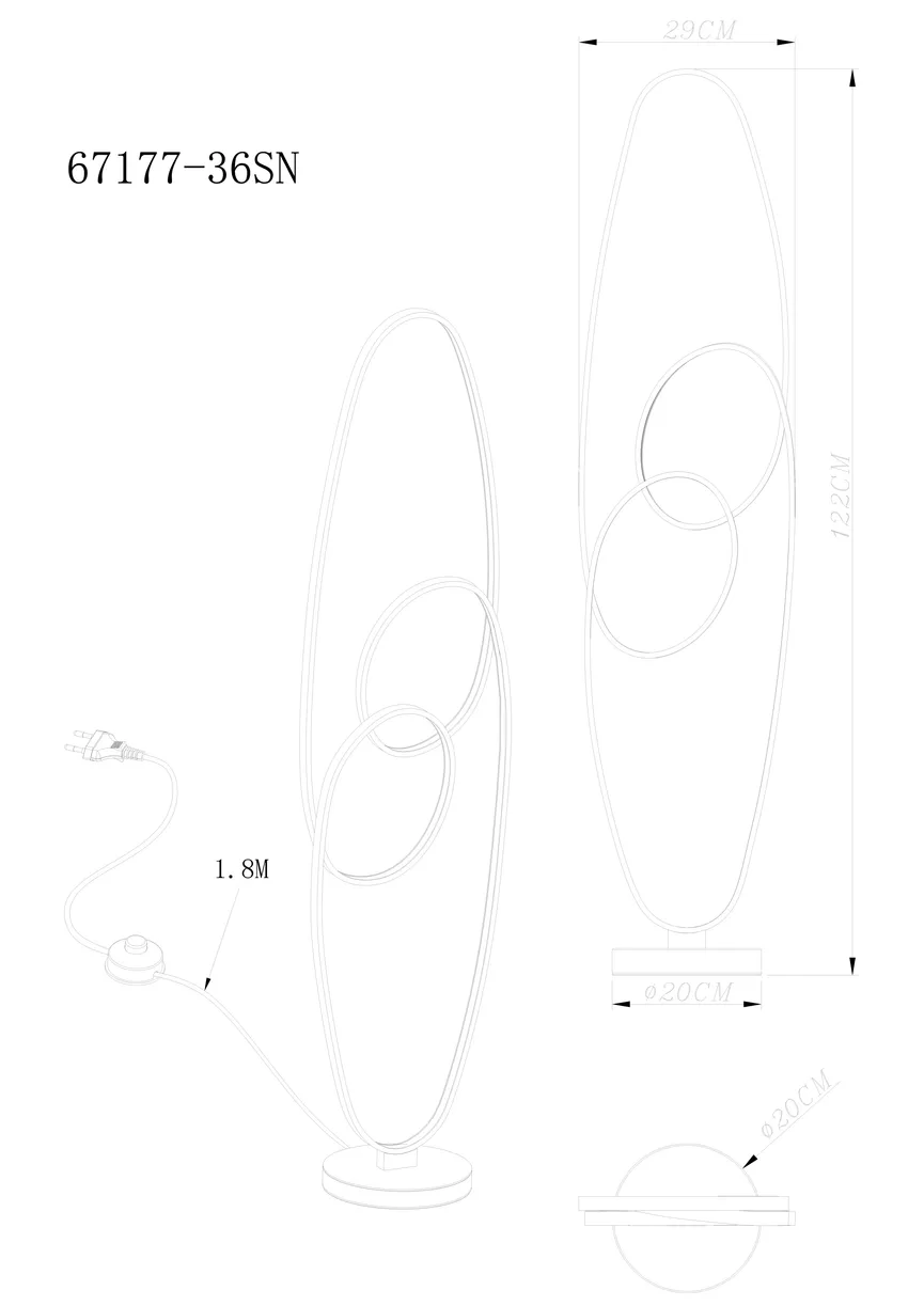 Stehleuchte "Spira" detail