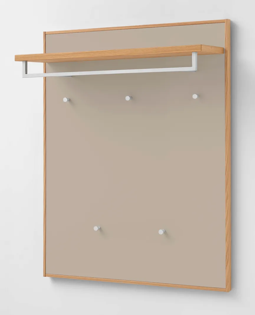 Garderobenpaneel material_farbe