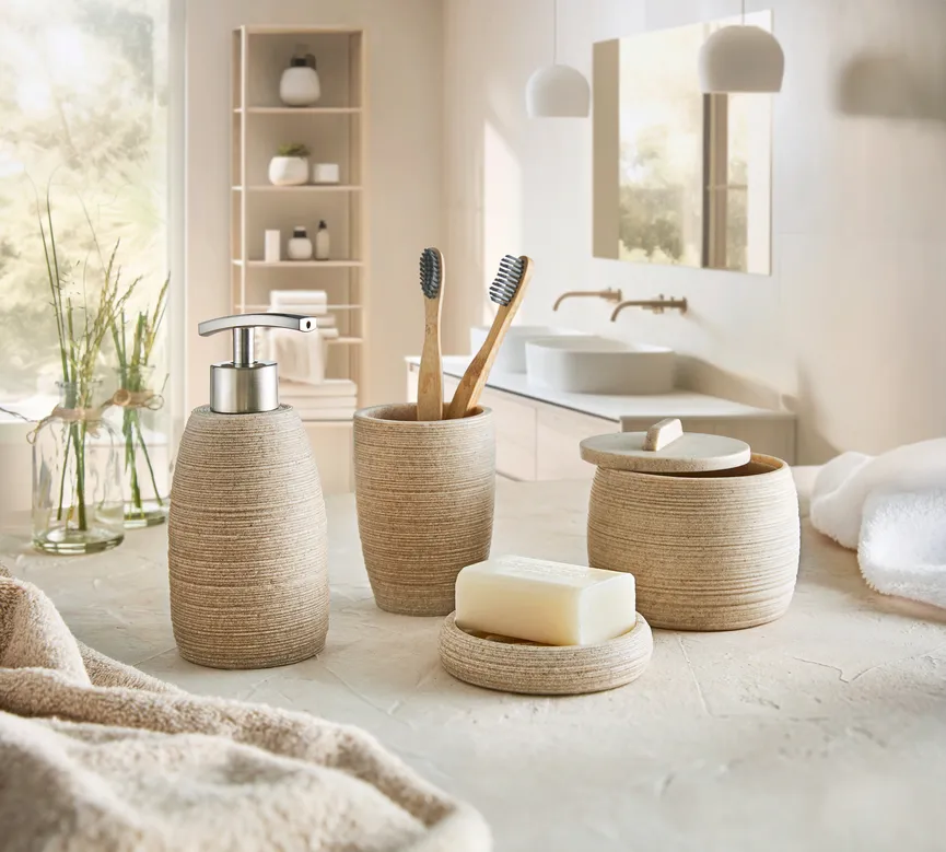 Zahnputzbecher Sand milieu