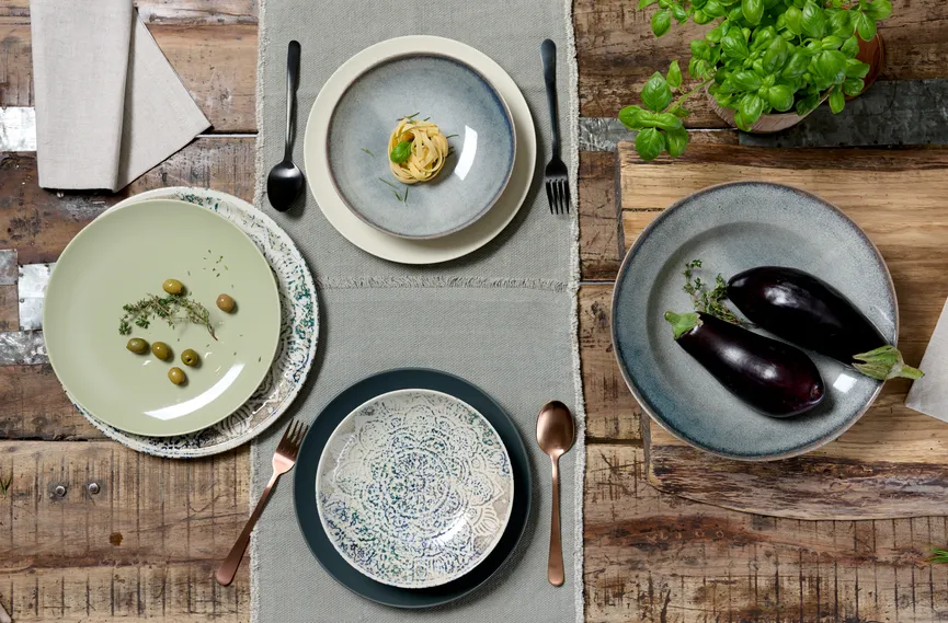 Gourmetteller "Franco" grau milieu