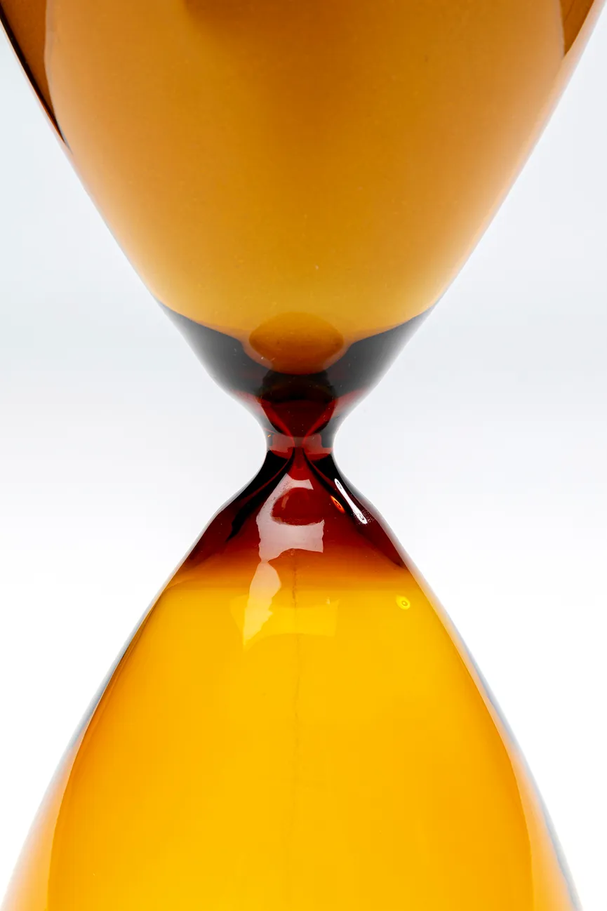 Sanduhr "Timer" gelb detail