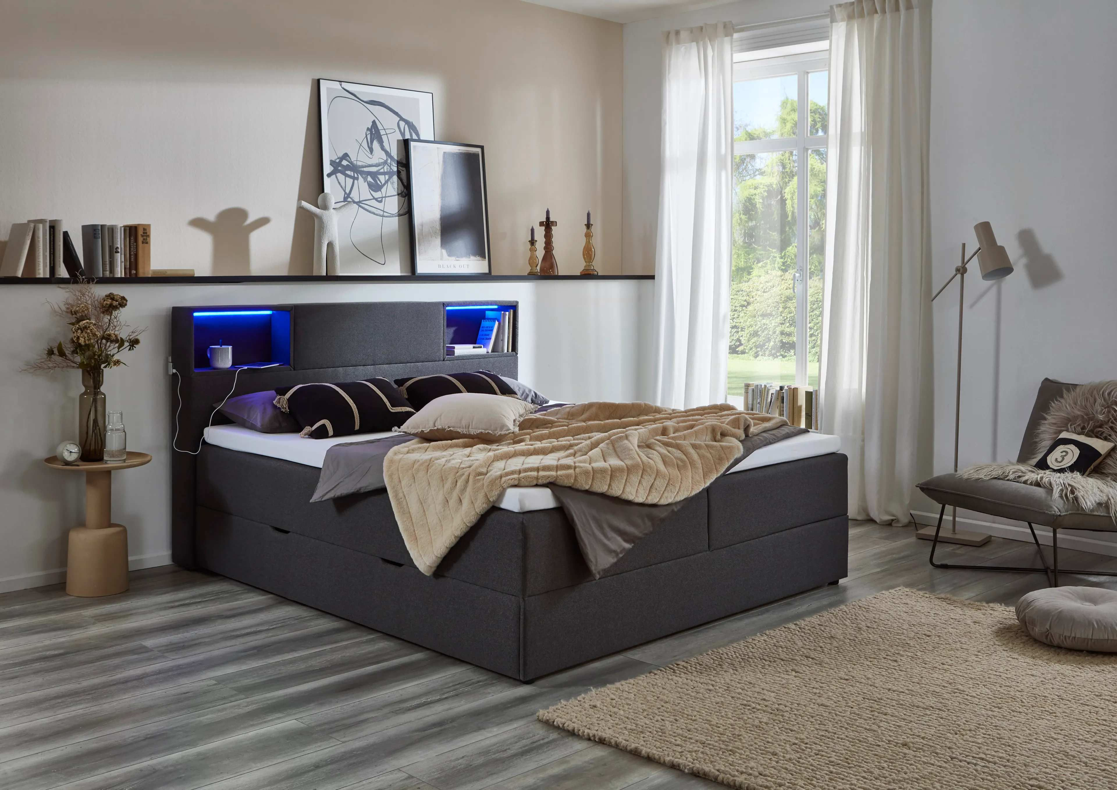 Boxspringbett Caja 160 x 200 cm