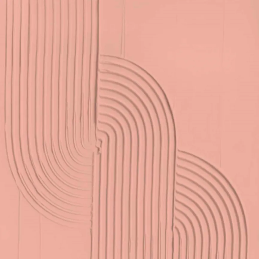 Bild gerahmt "Knot" nude terra material_farbe