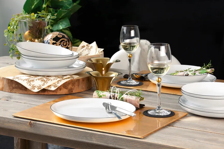 Suppenteller "Lido" weiß milieu