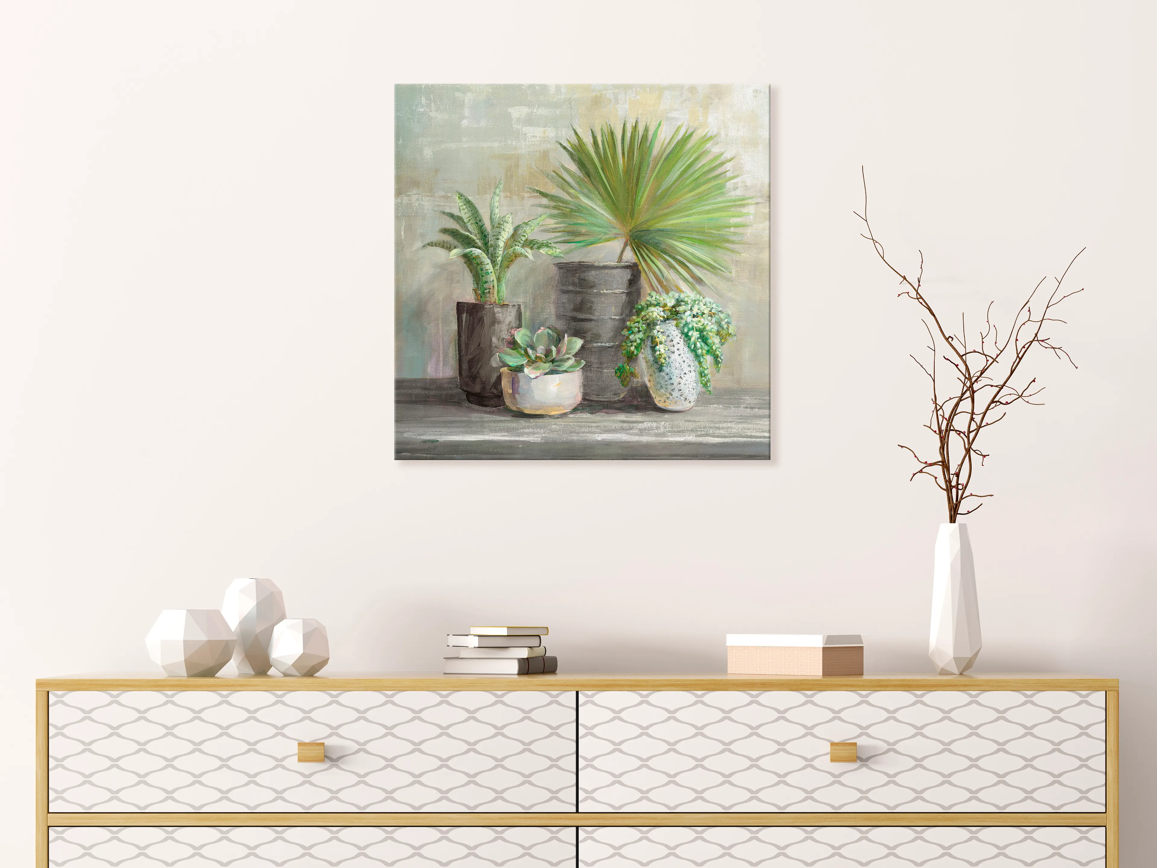 Wandbild 55 x 55 cm Indoor Garden