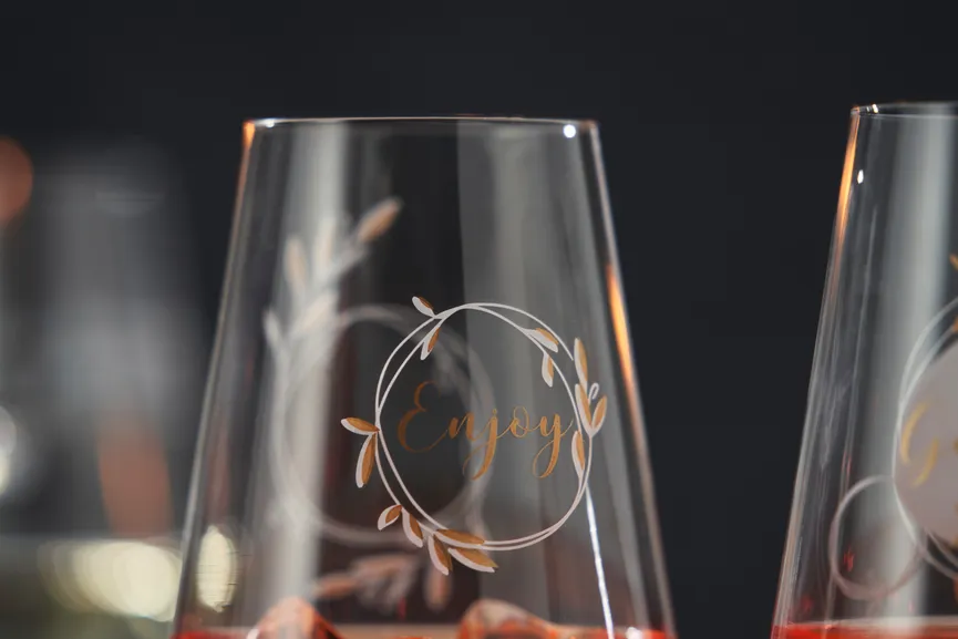 Weinglas "Genießen" 2er-Set milieu