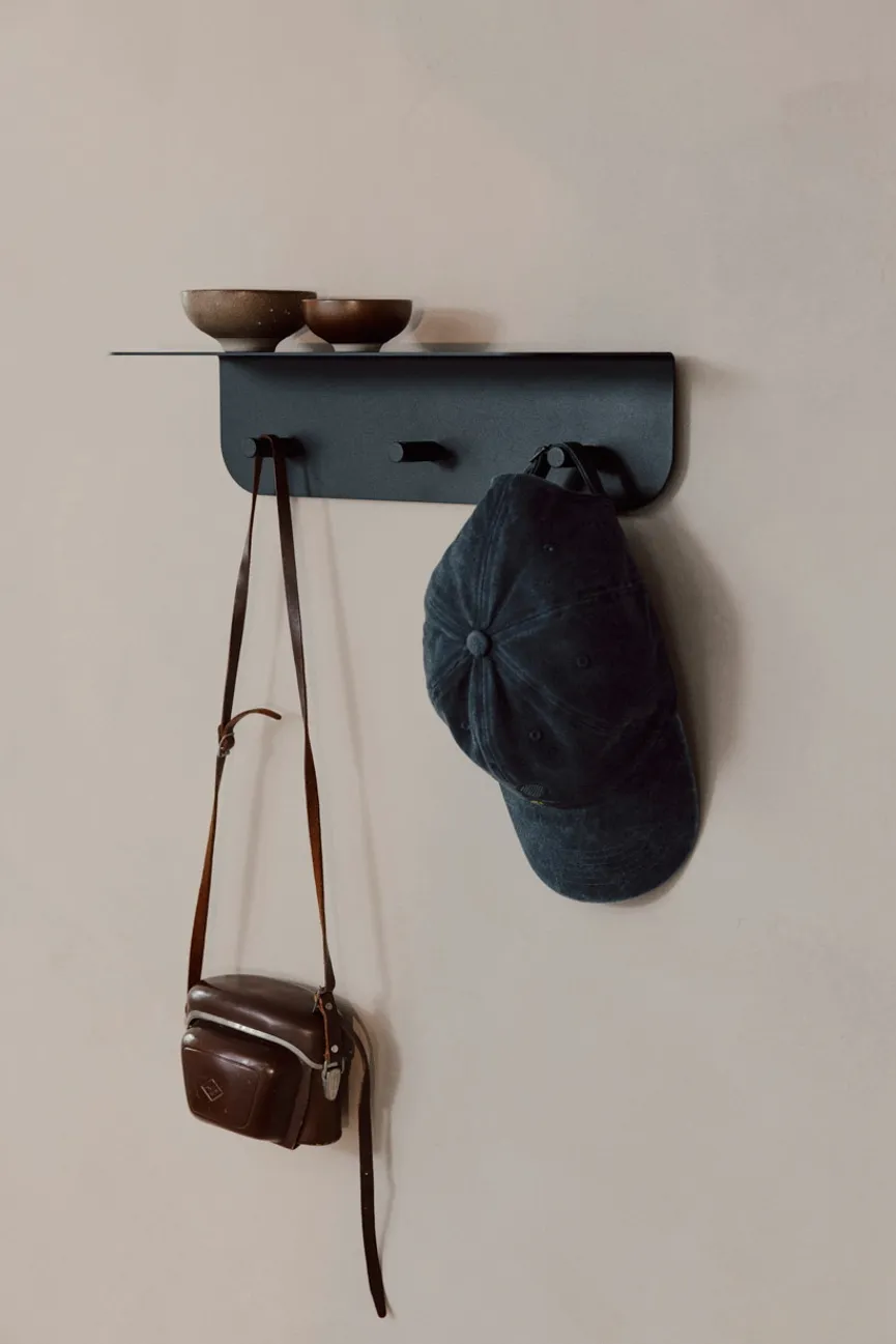 Wandgarderobe detail