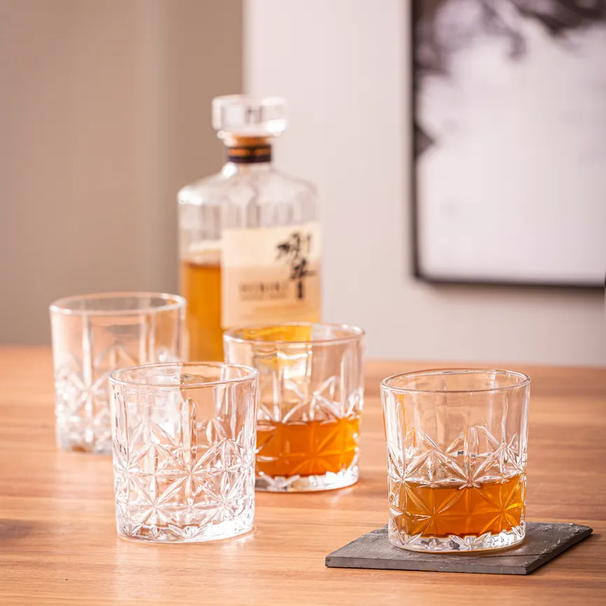 Whiskybecher 4er-Set 340 ml milieu