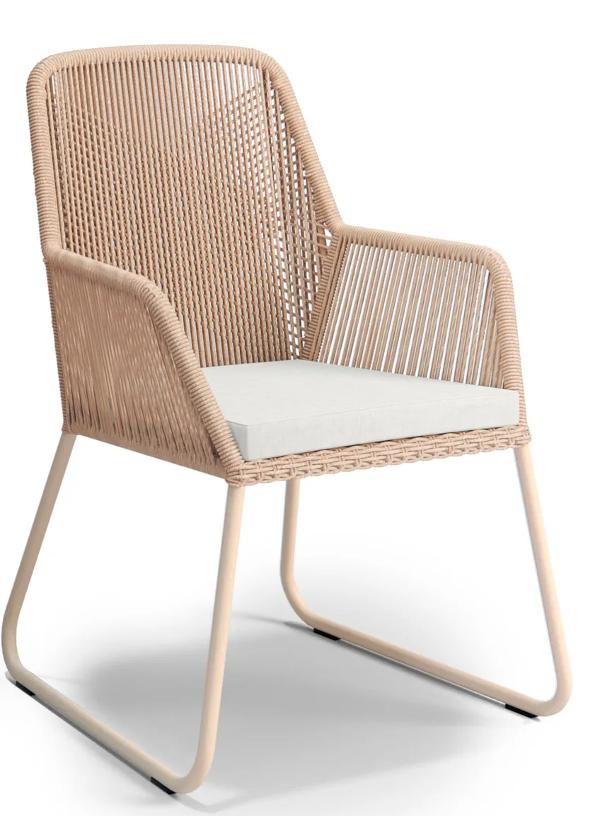 Allanis Sessel Beige-Powder hauptaufnahme