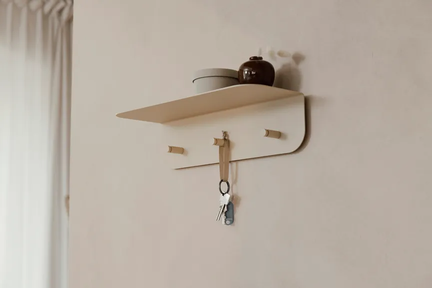 Wandgarderobe detail