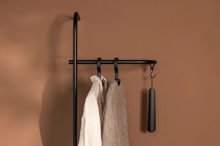 Wandgarderobe detail