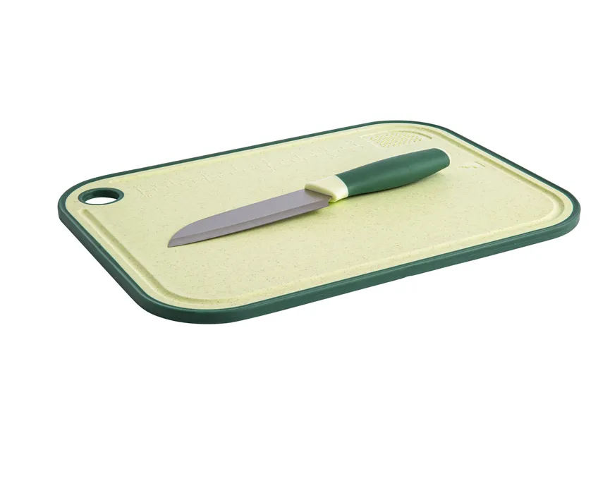 Schneidebrett mit Messer hauptaufnahme