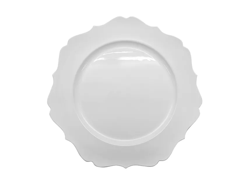 Teller "Welle" weiß hauptaufnahme