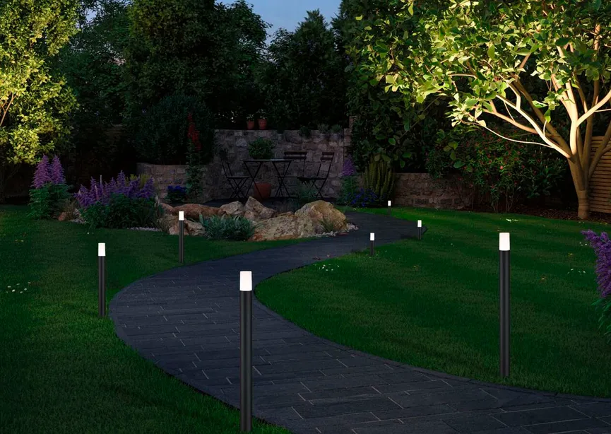 Plug&Shine Pollerleuchte Flare milieu