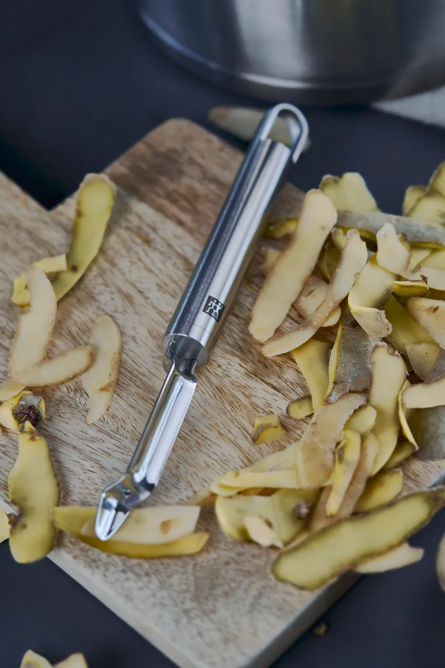 Pendelschäler "Pro" silber milieu