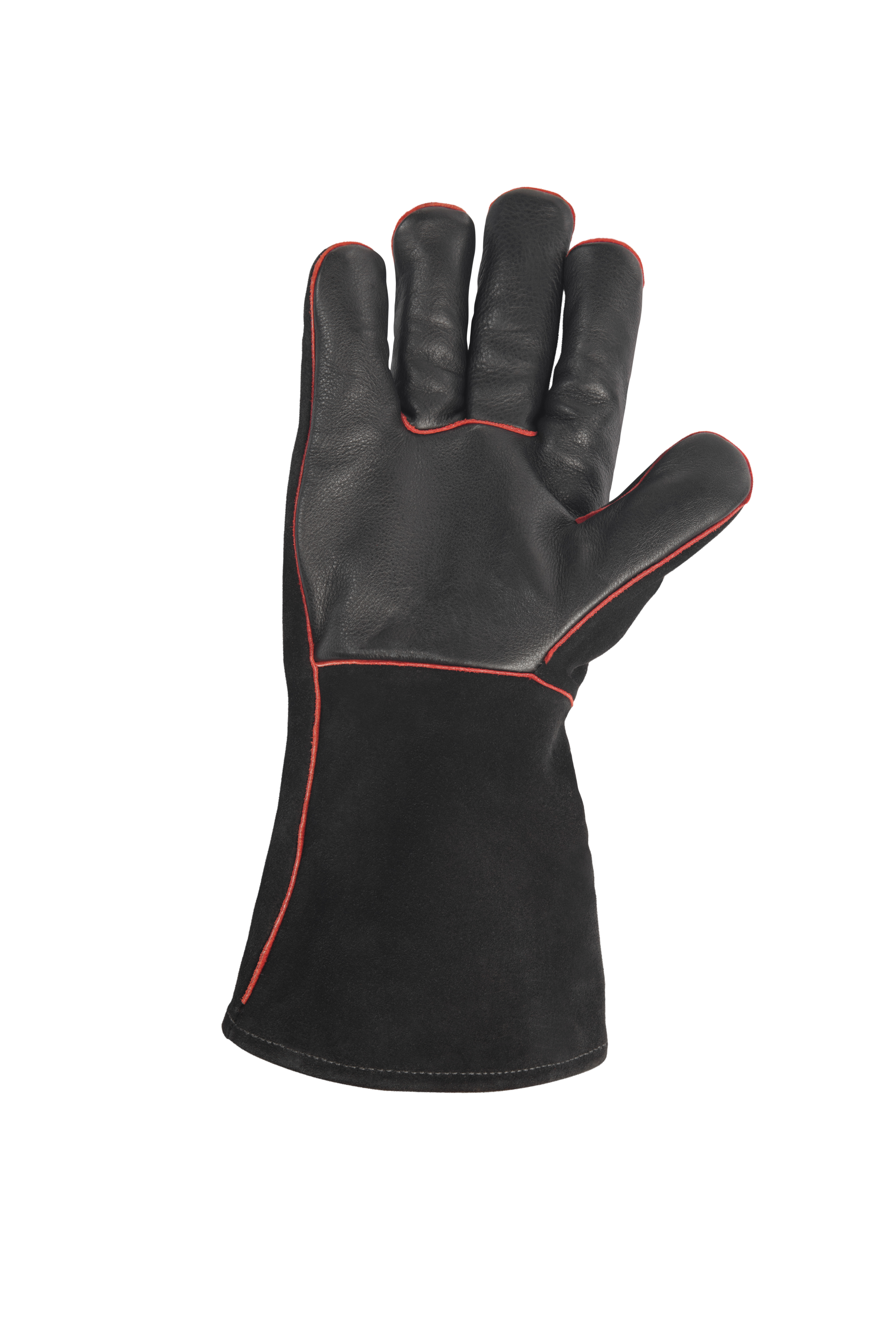 Leder Grillhandschuh detail